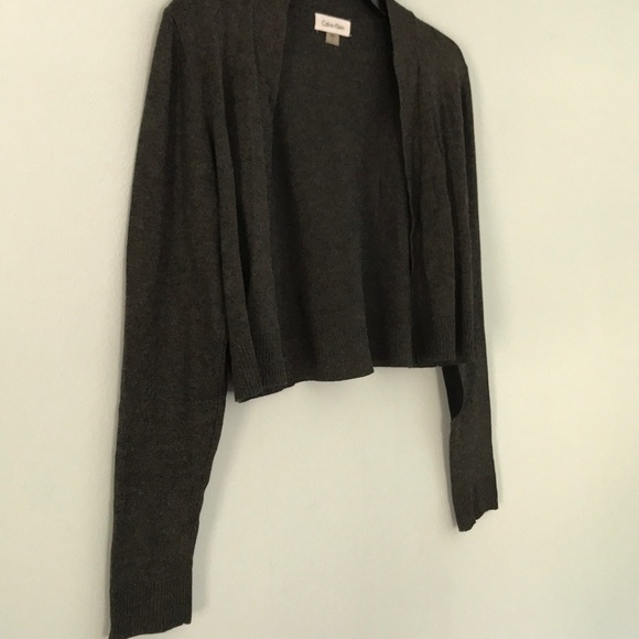 Calvin Klein cropped cardigan, size small - Picture 3 of 7